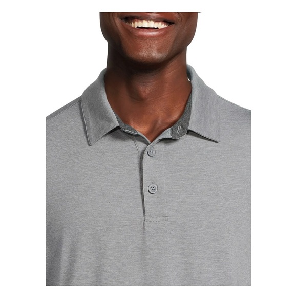 George Men's & Big Men's Jersey Knit Polo Shirt w/Short Sleeve size 2XL (50-52) - Picture 5 of 12